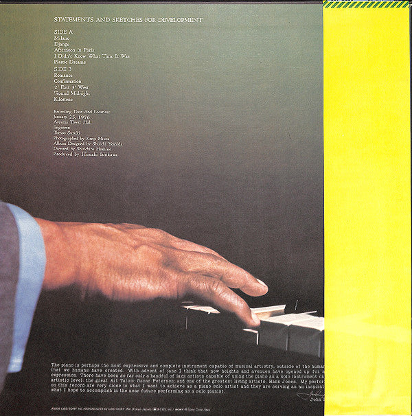 Release: Statements And Sketches For Development-Vinyl-Japan-1976-SOPO 126-7140457