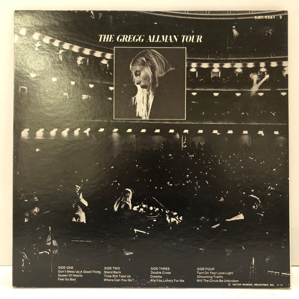 Release: The Gregg Allman Tour -Vinyl-Japan-1975-SJET-9561-2-7407453