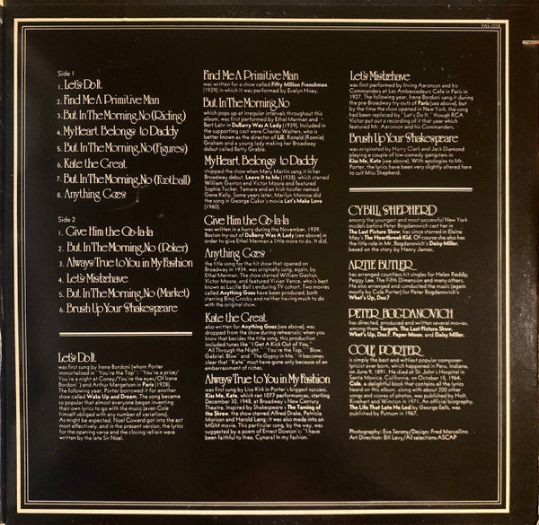 Cybill Does It... ...To Cole Porter