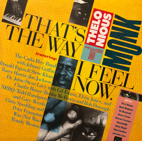 Release: That's The Way I Feel Now - A Tribute To Thelonious Monk-Vinyl-Japan-1984-AMP-8013/4, AMP-8013/14-5927135