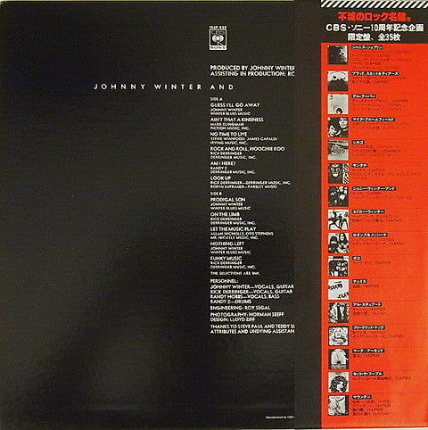 Release: Johnny Winter And-Vinyl-Japan-1977-15AP 622-5162403