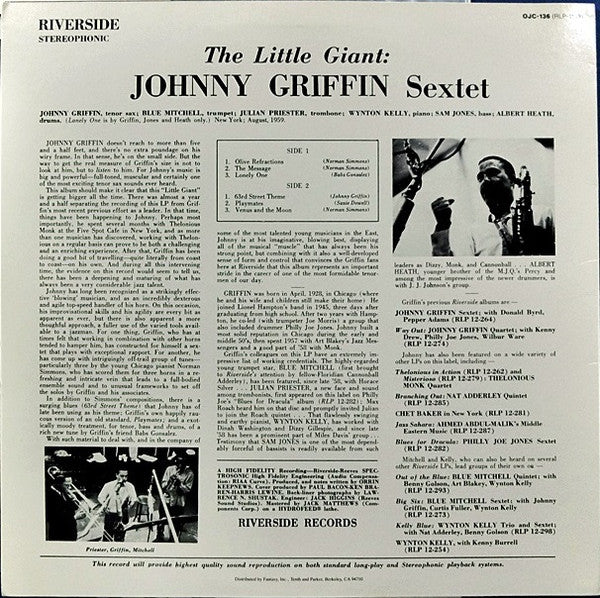 Release: The Little Giant-Vinyl-US-1984-OJC-136, RLP-1149-1183691
