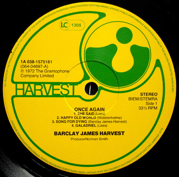 Master Release: Once Again by Barclay James Harvest