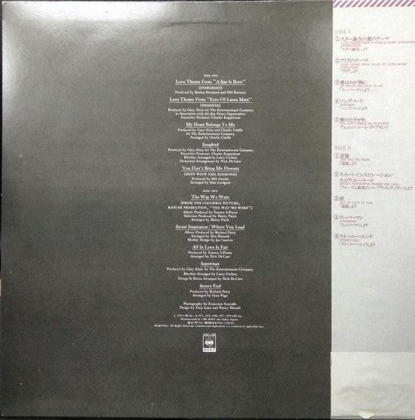 Master Release: Barbra Streisand's Greatest Hits - Volume 2 by Barbra Streisand