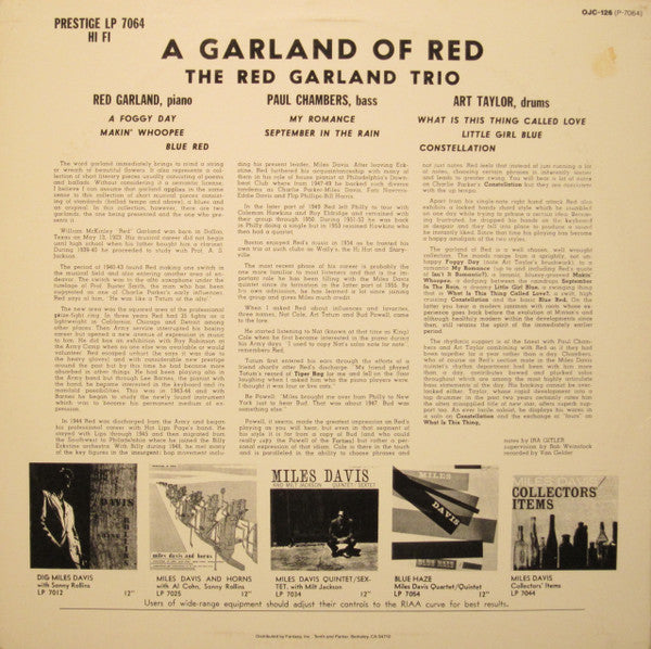 Release: A Garland Of Red-Vinyl-US-1984-OJC-126, P-7064-4402286