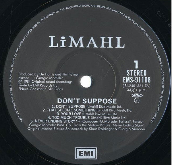Don't Suppose