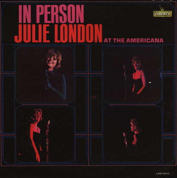 Master Release: In Person At The Americana by Julie London