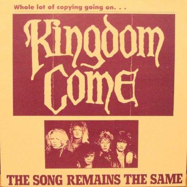 Release: The Song Remains The Same-Vinyl-Japan-1988-KC 8325-3846940