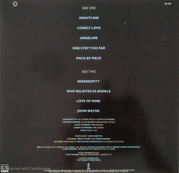 Release: Piece By Piece-Vinyl-Canada-1986-ISL 1083-3404104