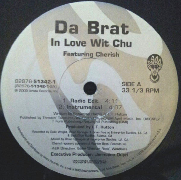 Master Release: In Love Wit Chu by Da Brat