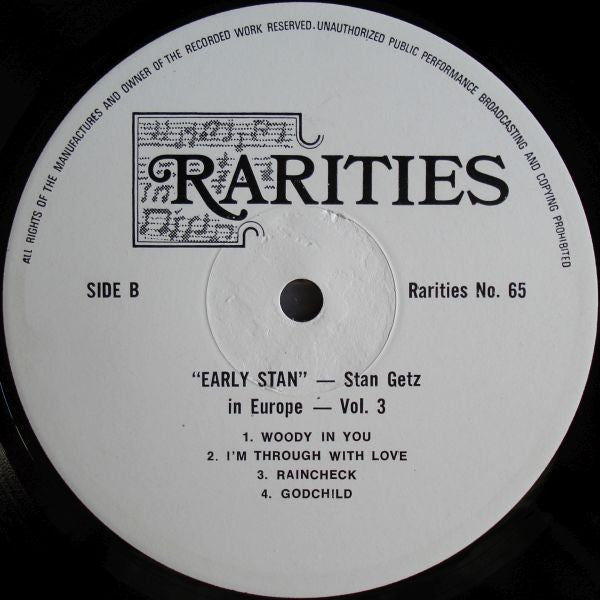 In Europe - The Early Days - Volume Three
