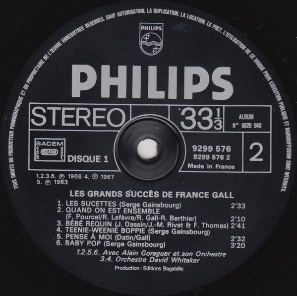 Les Grands Succès De France Gall