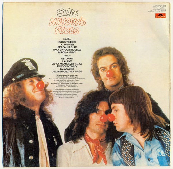 Release: Nobody's Fools-Vinyl-UK-1976-2383-377, 2383 377-2232572