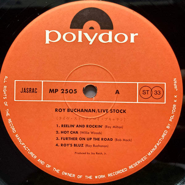 Release: Live Stock-Vinyl-Japan-1975-MP 2505-8332287