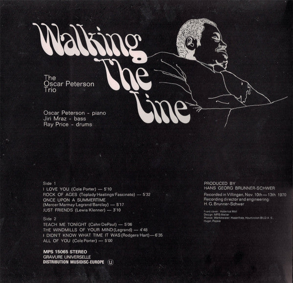 Release: Walking The Line-Vinyl-France-1971-MPS 15065-2743227
