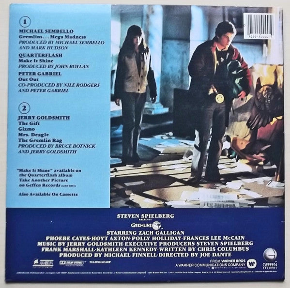 Release: Gremlins (Music From The Original Motion Picture Sound Track)-Vinyl-US-1984-GHSP 24044, GHSP 24044 Y-1620704