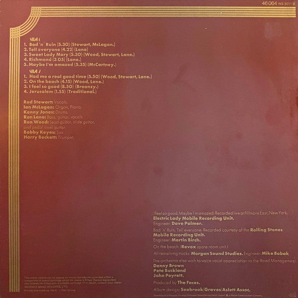 Master Release: Long Player by Faces (3)