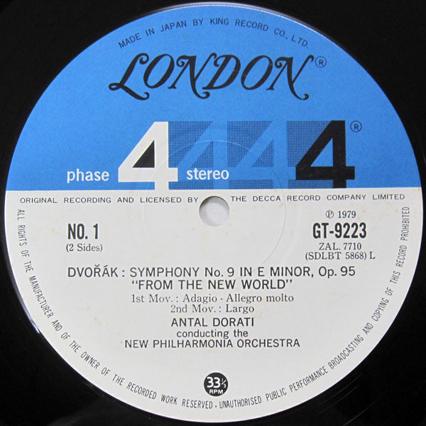 Release: Symphony No.9 (From The New World)-Vinyl-Japan-1979-GT-9223-8722241