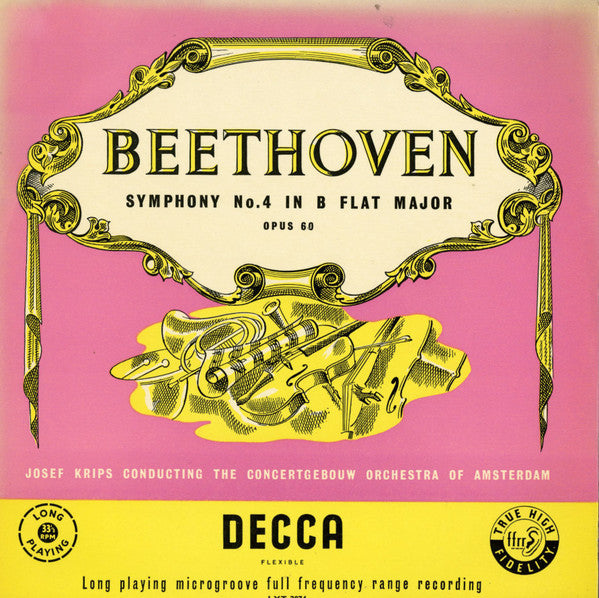 Release: Symphony No. 4 In B-Flat Major, Op 60-Vinyl-UK-1956-LXT 2874-7678770
