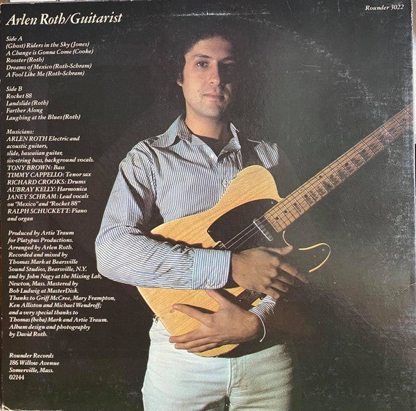 Release: Arlen Roth/Guitarist-Vinyl-US-1978-3022-3062612