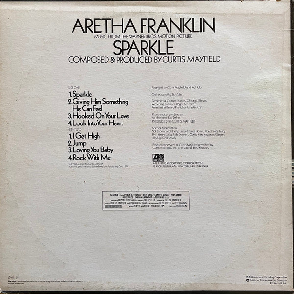 Master Release: Sparkle by Aretha Franklin