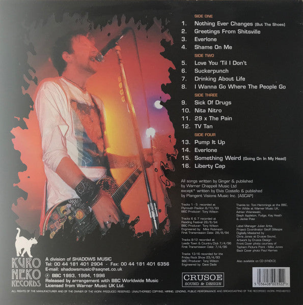 Master Release: Anarchic Airwaves  (The Wildhearts At The BBC) by The Wildhearts