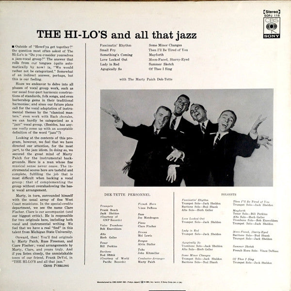 And All That Jazz
