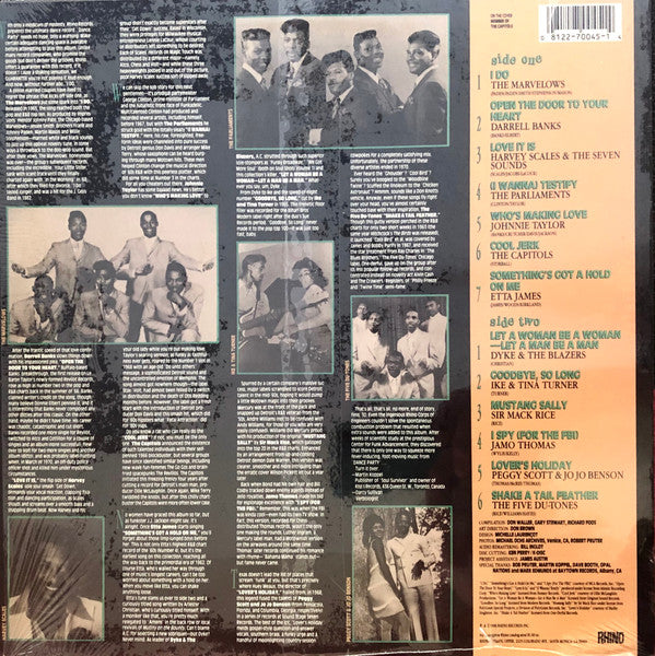 Release: Soul Shots Volume 9: "Shake A Tail Feather" - More Dance Party-Vinyl-US-1988-R1 70045-4417018