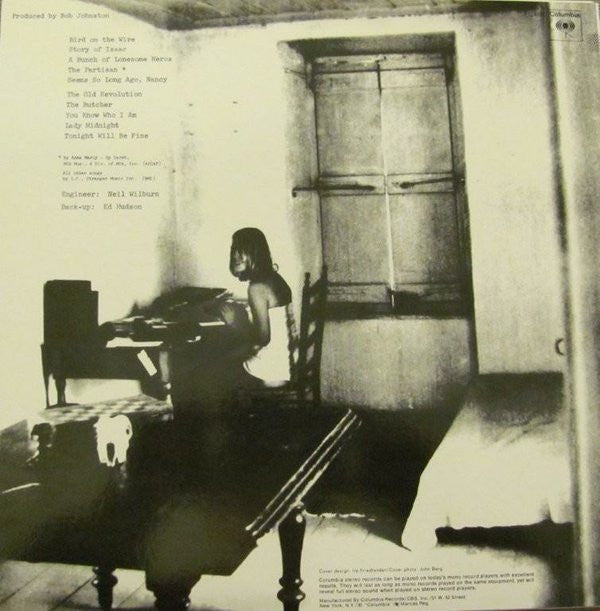 Master Release: Songs From A Room by Leonard Cohen