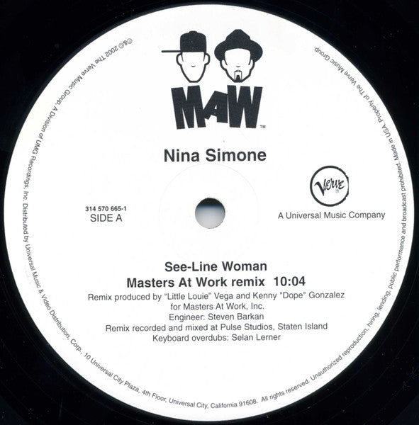 Master Release: See-Line Woman by Nina Simone