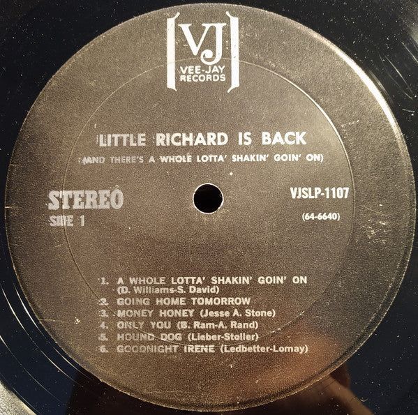 Master Release: Little Richard Is Back by Little Richard
