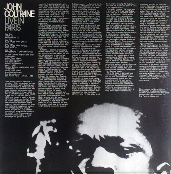 Release: Live In Paris-Vinyl-UK-1979-AFFD 24-3080342