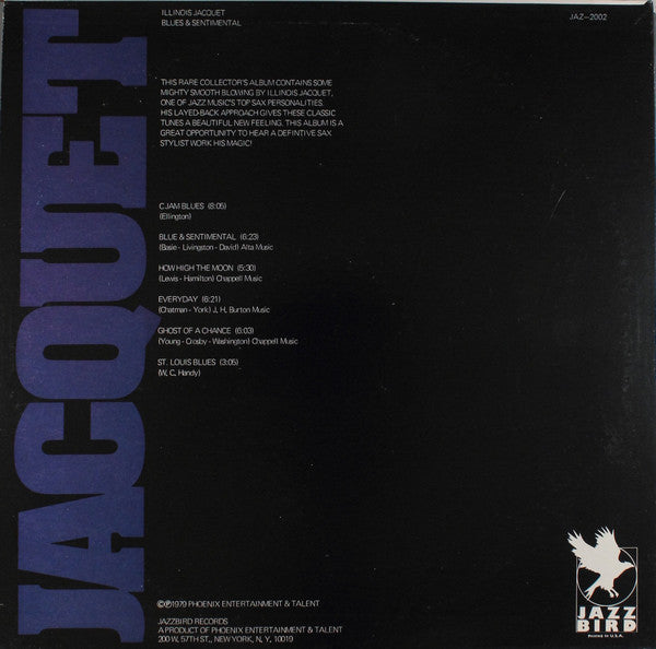 Master Release: Blues & Sentimental by Illinois Jacquet