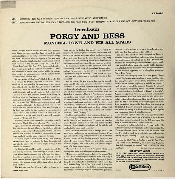 Release: Porgy & Bess-Vinyl-US-1959-CAS 490-8153122