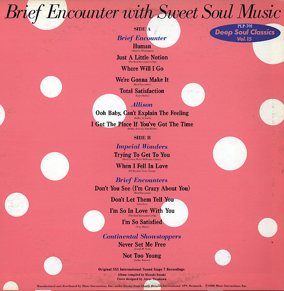 Brief Encounter With Sweet Soul Music