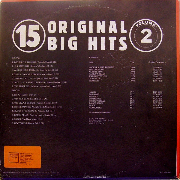 Master Release: 15 Original Big Hits Vol. 2 by Various