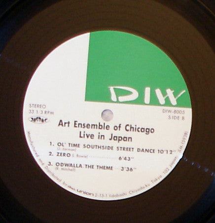 Master Release: Live In Japan by The Art Ensemble Of Chicago