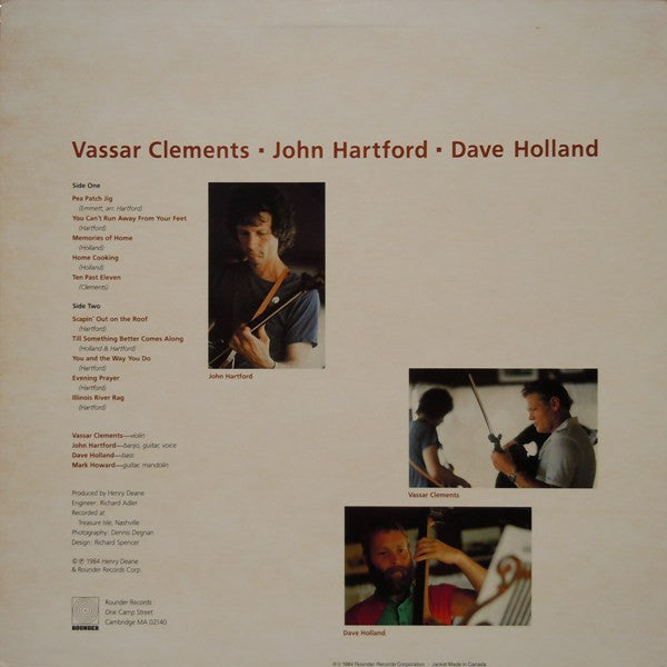 Master Release: Vassar Clements, John Hartford, Dave Holland by Vassar Clements