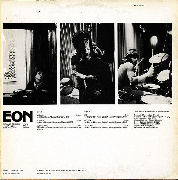Release: Eon-Vinyl-Germany-1975-ECM 1054 ST-3107522