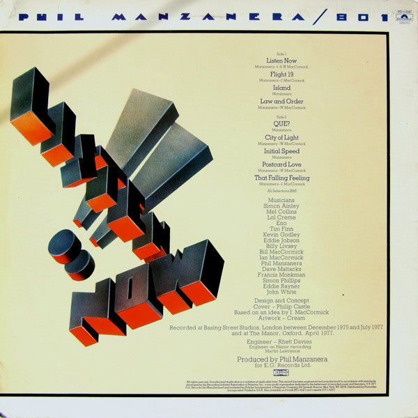 Release: Listen Now-Vinyl-US-1977-PD-1-6147-1814181