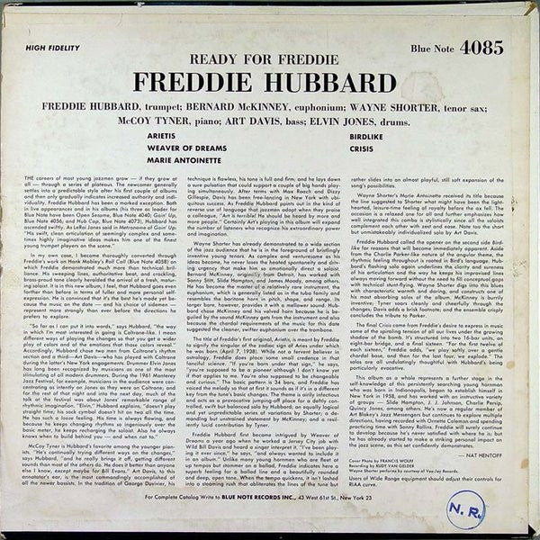 Release: Ready For Freddie-Vinyl-US-1962-BLP 4085-3395230