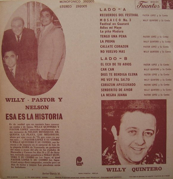 Release: Unknown Release-Vinyl-Colombia-1973-LP 292005-2642728