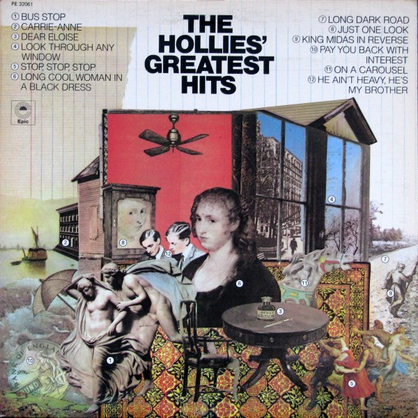 Release: The Hollies' Greatest Hits-Vinyl-US-None-PE 32061-3066909