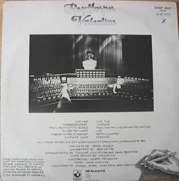 Release: Valentine-Vinyl-UK-1974-SHSP 4027-1493354