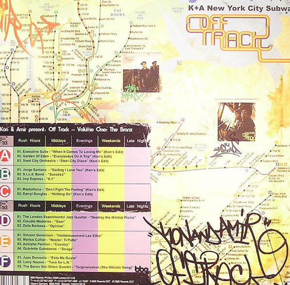Master Release: Off Track Volume One: The Bronx by Kon & Amir