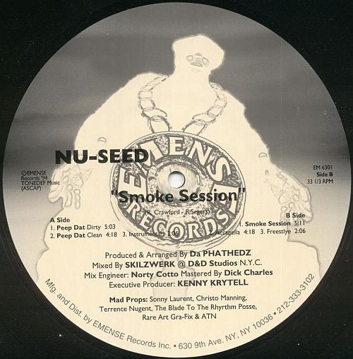 Master Release: Peep Dat / Smoke Session by Nu-Seed