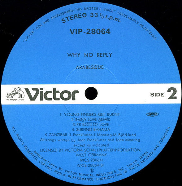 Arabesque VII / Why No Reply