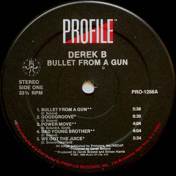 Release: Bullet From A Gun-Vinyl-US-1988-PRO-1266-1750515
