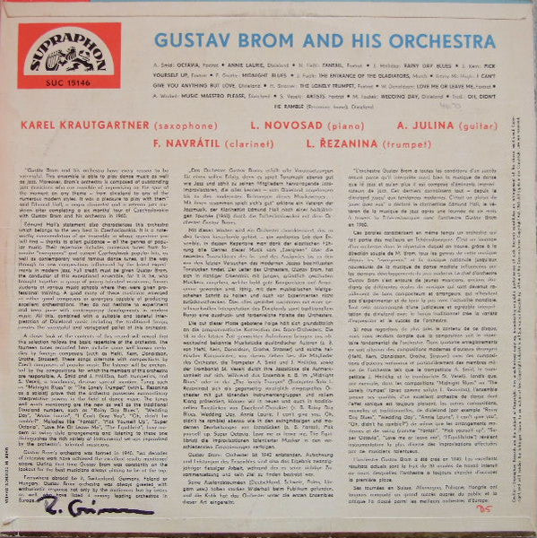 Release: Gustav Brom Se Svým Orchestrem-Vinyl-Czechoslovakia-None-SUC 15146-3225379