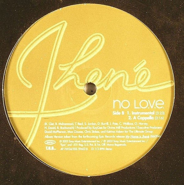 Release: No L.O.V.E.-Vinyl-US-2003-49 76934-1725645